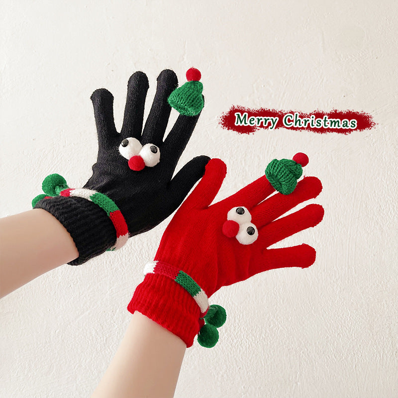 Christmas Gloves Funny Warm