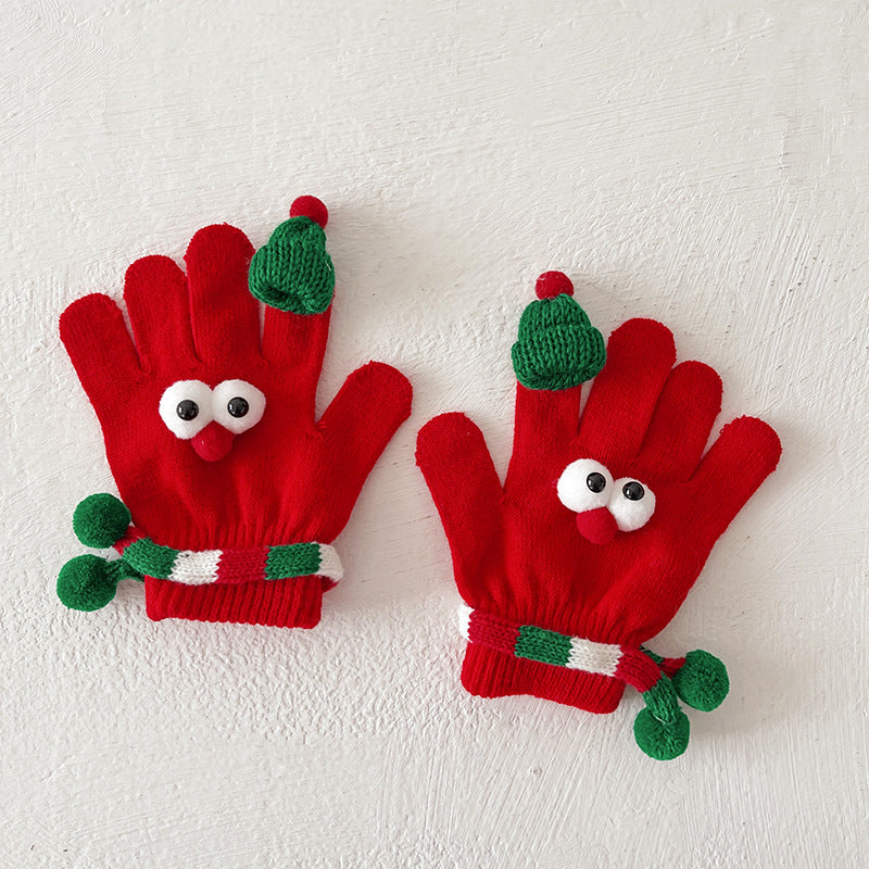 Christmas Gloves Funny Warm