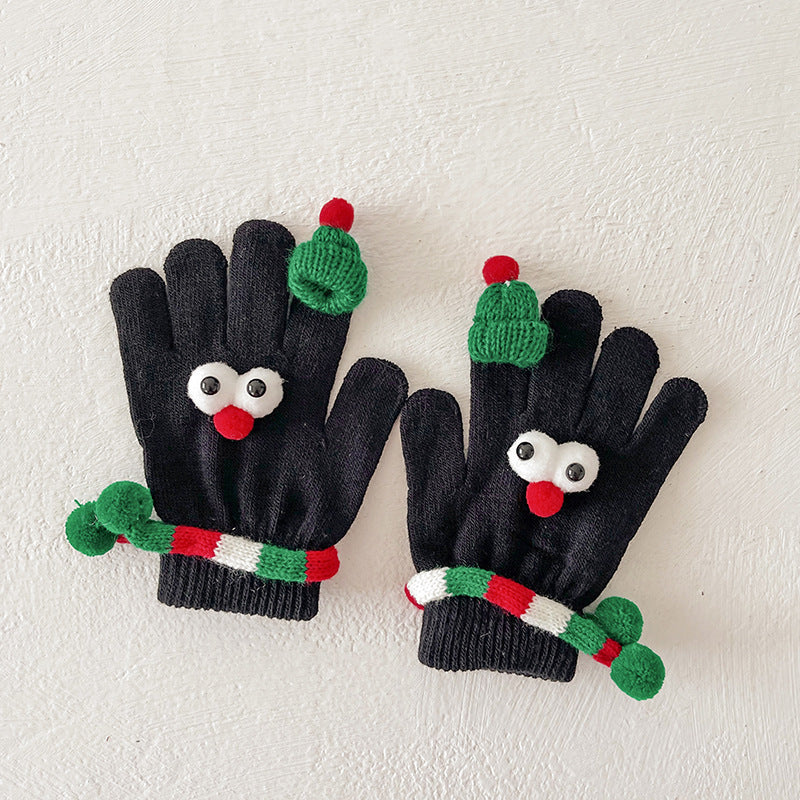 Christmas Gloves Funny Warm